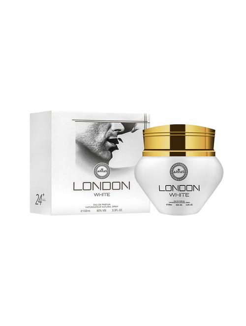 jbj perfumes arras london white long lasting eau de perfume for men & women, 100ml - 18022550 - Very Small Image - 1