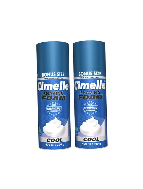 cimelle cool shaving foam, 400ml each, pack of 2 - 18022584 - Very Small Image - 1