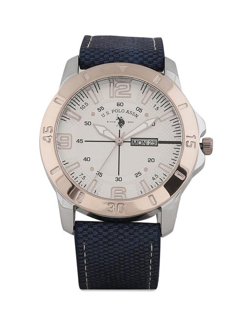 leather strap analogue watch - 18022768 - Very Small Image - 1