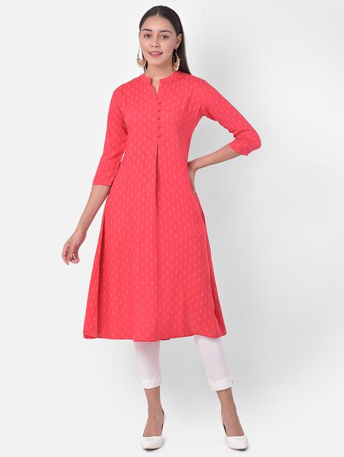 printed a-line kurta - 18023052 - Very Small Image - 1