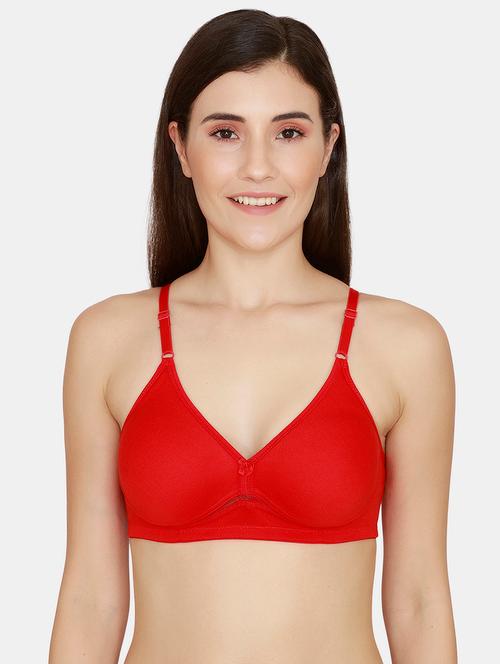 red solid t-shirt bra - 18024456 - Very Small Image - 1