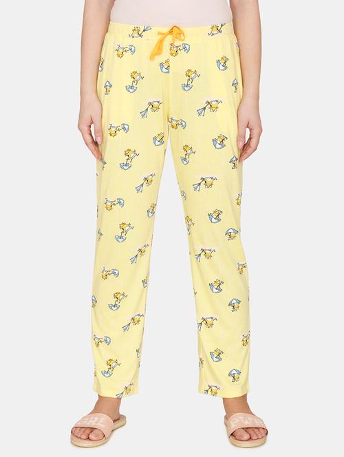 drawstring waist printed pajama - 18025035 - Very Small Image - 1