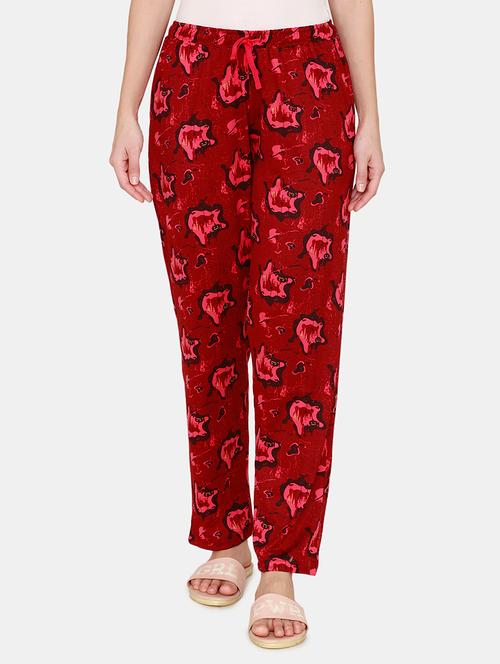 drawstring waist printed pajama - 18025038 - Very Small Image - 1