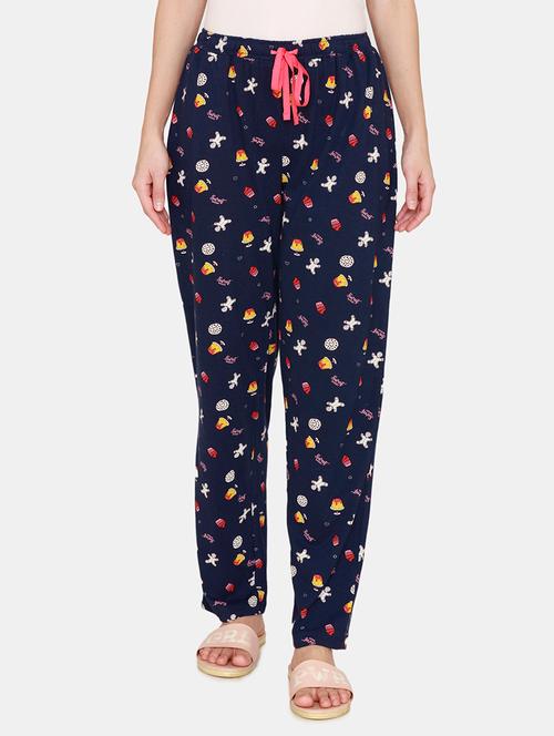 drawstring waist printed pajama - 18025041 - Very Small Image - 1