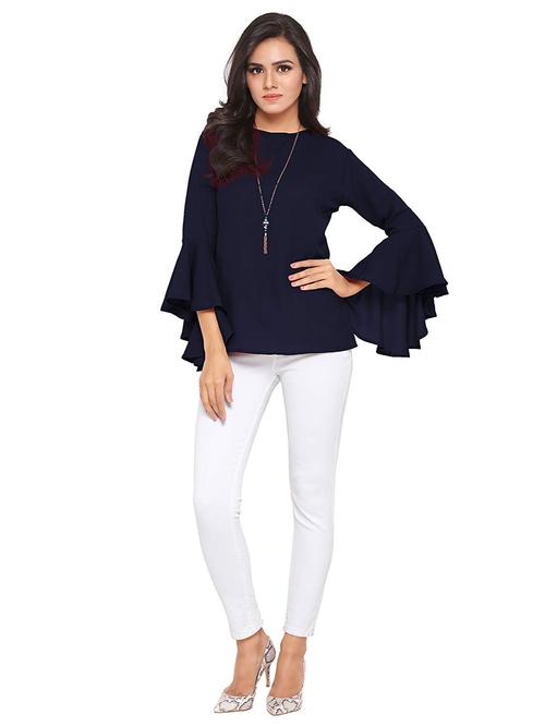 cotrel rayon bell sleeves top - 18025140 - Very Small Image - 1
