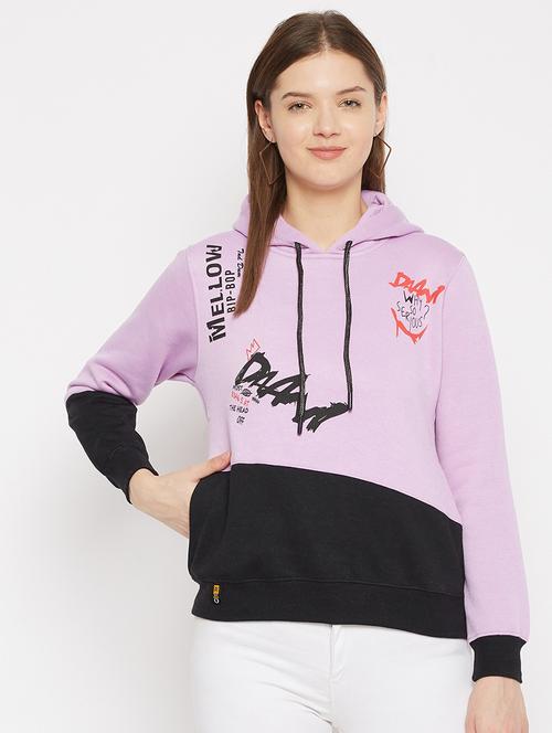 hooded neck graphic sweatshirt - 18025298 - Very Small Image - 1