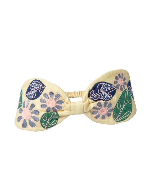 leaf patchwork embroidery headband - 18025379 - Very Small Image - 1