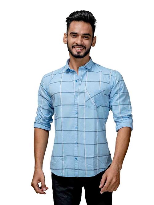 stylish casual chex shirts made from pure cotton - 18025862 - Very Small Image - 1