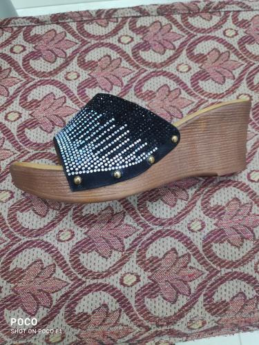ladies fancy sandal with lycra - 18026597 - Very Small Image - 1