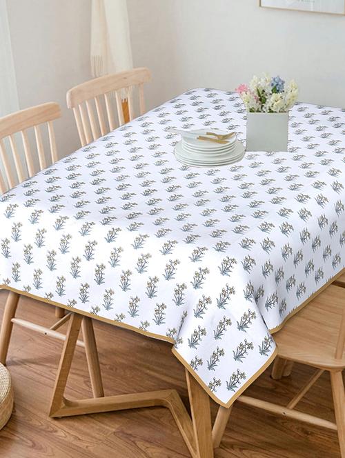 indhome life 200 tc cotton floral printed table cover(60 inch * 90 inch) - 18026616 - Very Small Image - 1