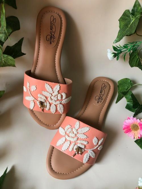 multi colored faux leather slip on kolhapuris - 18026832 - Very Small Image - 1