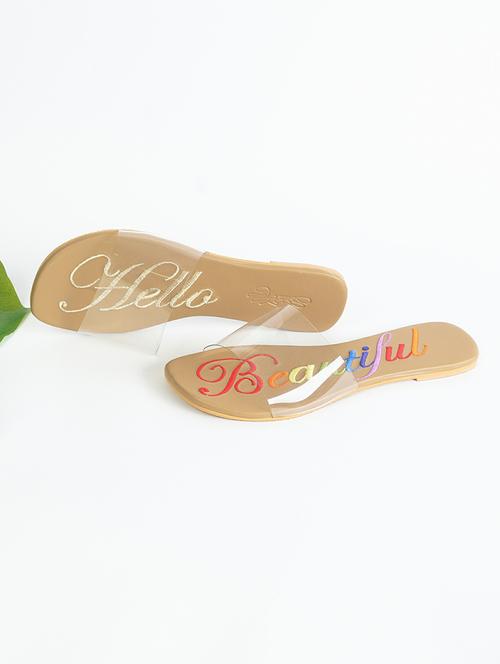 multi colored faux leather slip on kolhapuris - 18026853 - Very Small Image - 1