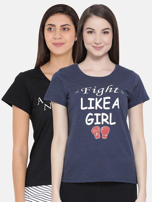 women's t-shirt combo - 18027118 - Very Small Image - 1