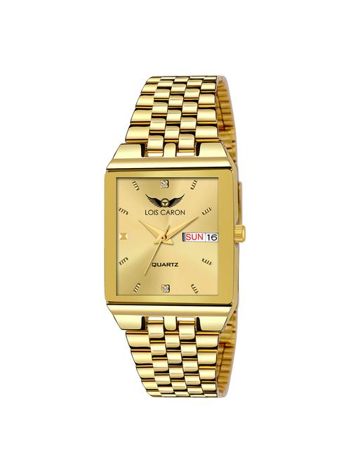 original gold plated day & date functioning watch for boys analog watch - 18027461 - Very Small Image - 1
