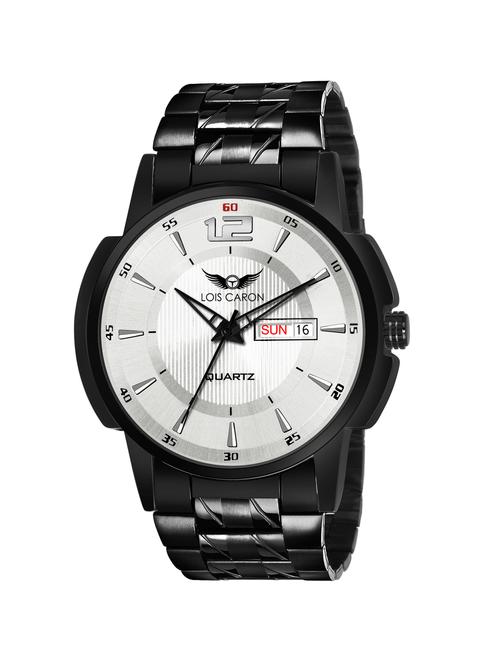original black plated day & date functioning analog watch - 18027472 - Very Small Image - 1