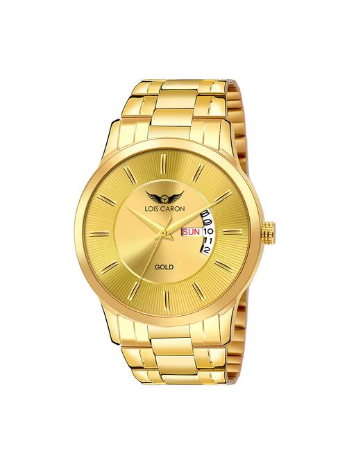 original gold plated day & date functioning watch for boys analog watch - 18027491 - Very Small Image - 1