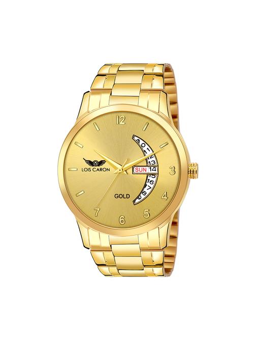 original gold plated day & date functioning watch for boys analog watch - 18027494 - Very Small Image - 1