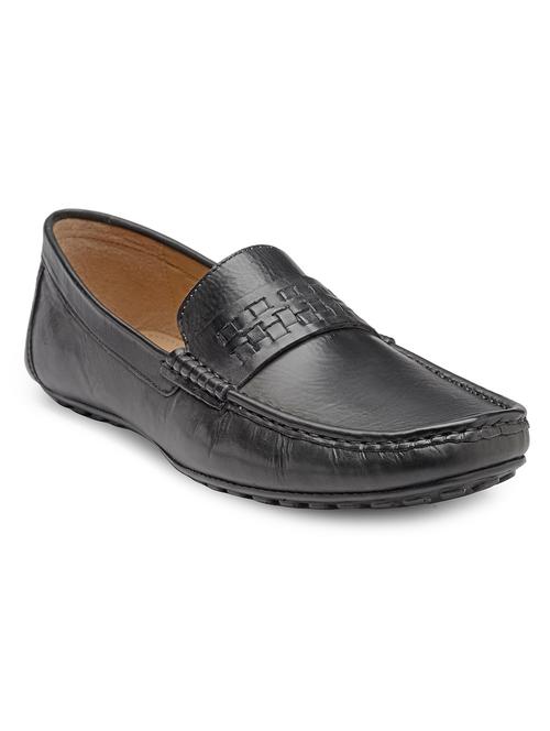 black slip on formal shoe - 18027698 - Very Small Image - 1