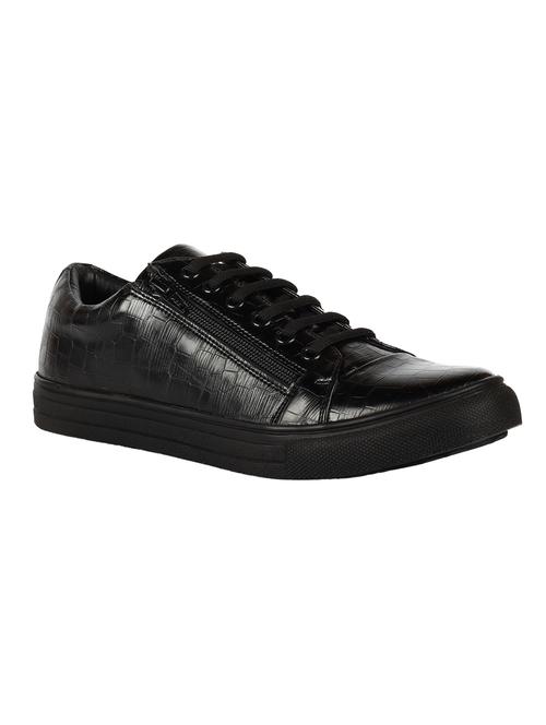 black solid lace-up shoe - 18027817 - Very Small Image - 1