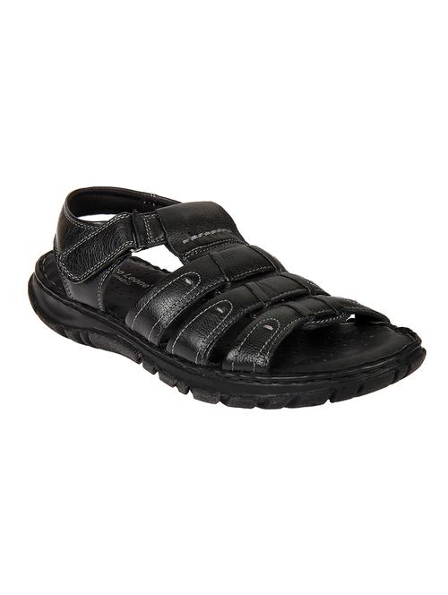 black solid sandal - 18027857 - Very Small Image - 1