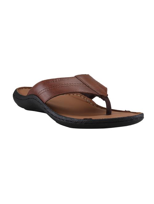 tan toe separator slipper - 18027874 - Very Small Image - 1