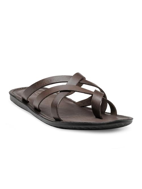 brown one toe slipper - 18027876 - Very Small Image - 1