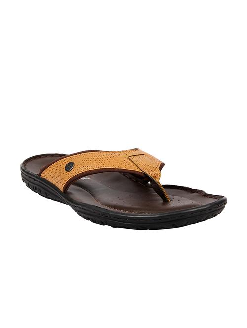 tan toe separator slipper - 18027885 - Very Small Image - 1