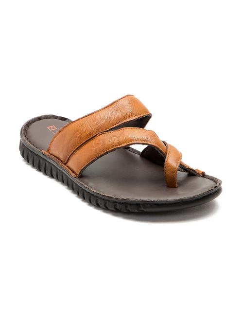 tan toe separator slipper - 18027894 - Very Small Image - 1