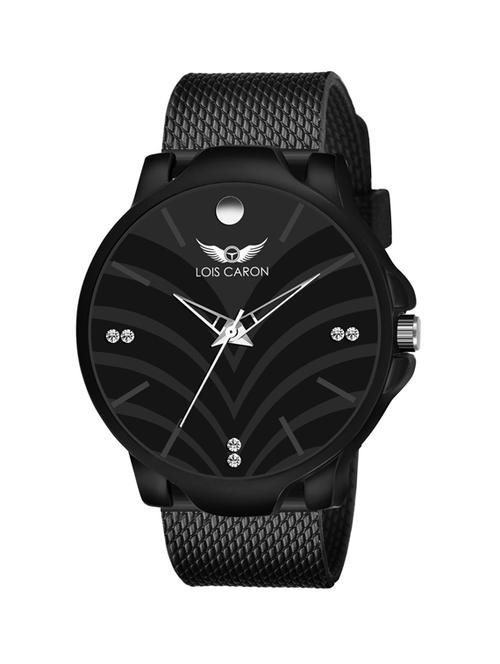 lcs-4231 black dial and strap watch for boys analog watch - for men - 18028615 - Very Small Image - 1