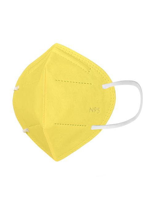 yellow nonwoven antipollution men mask - 18029129 - Very Small Image - 1