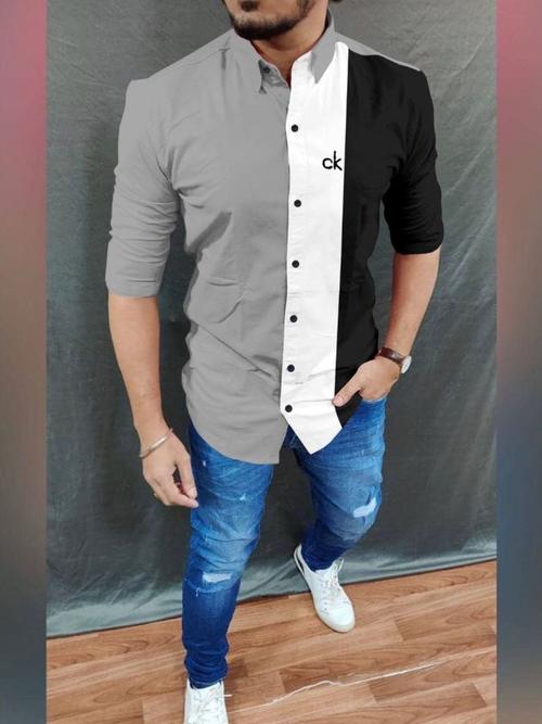 cotton shirt - 18031360 - Very Small Image - 1