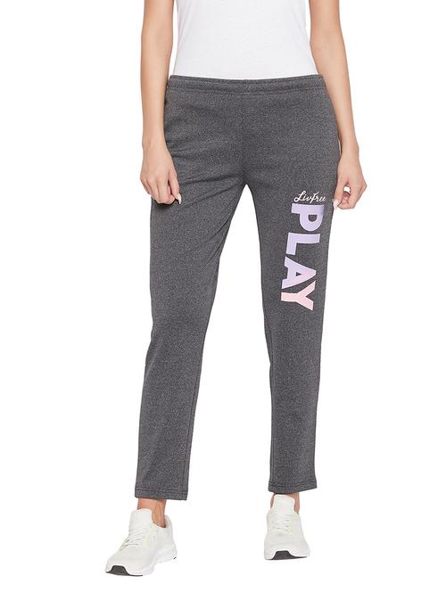 mid rise printed track pant - 18031480 - Very Small Image - 1