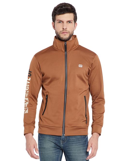 brown solid sweatshirt - 18032246 - Very Small Image - 1