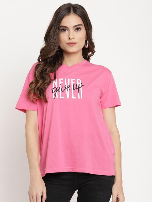 round neck graphic tee - 18032340 - Very Small Image - 1