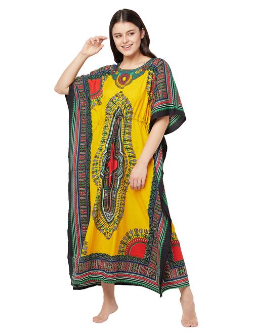 round neck printed kimono - 18033003 - Very Small Image - 1
