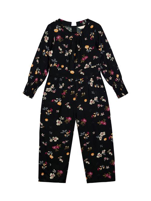 black printed full leg jumpsuit - 18033088 - Very Small Image - 1