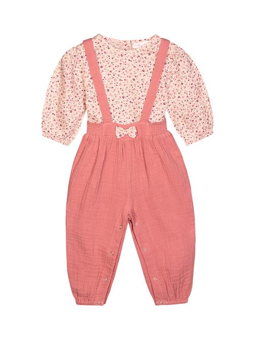 pink printed twin set - 18033221 - Very Small Image - 1