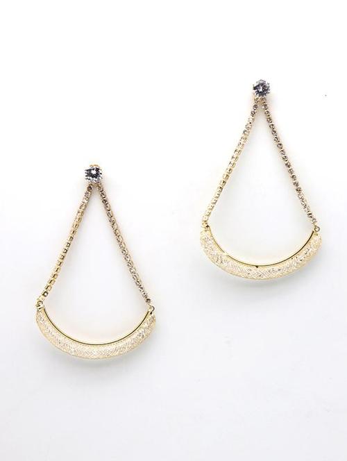 gold embellished earring - 18033898 - Very Small Image - 1
