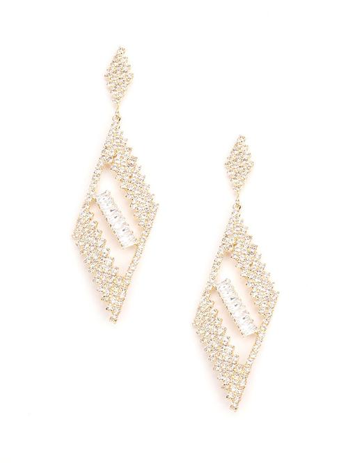 gold textured earring - 18034006 - Very Small Image - 1