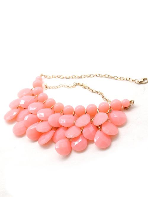 pink pliant sober necklace - 18034244 - Very Small Image - 1