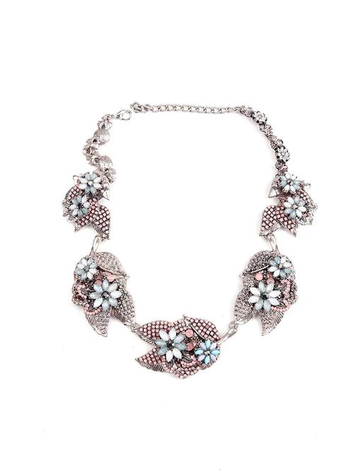 extensively studded multicolor necklace - 18034322 - Very Small Image - 1
