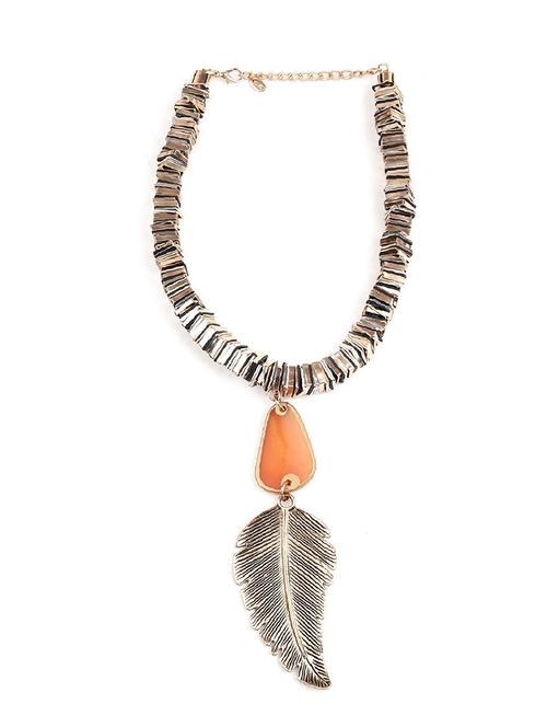 tribal bronze necklace - 18034326 - Very Small Image - 1