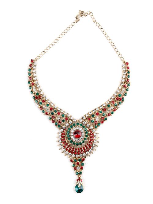 multi colored metal collar necklace - 18034507 - Very Small Image - 1