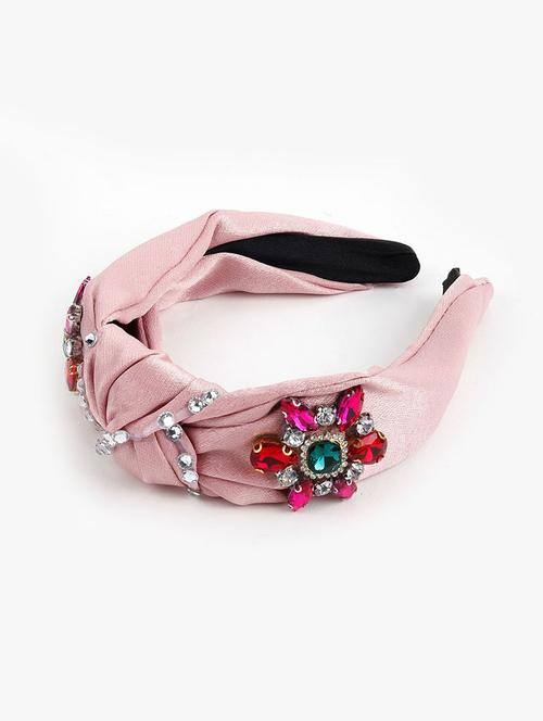 odette pink hairband with multicolour rhinestone - 18034727 - Very Small Image - 1