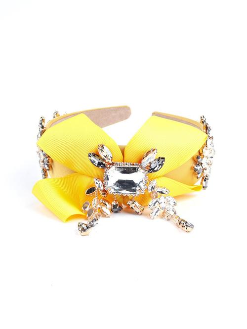 odette yellow transparent crystal hairband - 18034741 - Very Small Image - 1