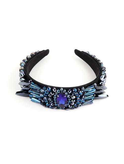 odette beautiful dark blue sapphire hairband - 18034762 - Very Small Image - 1