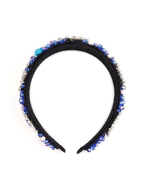 odette floral purple with beads hairband - 18034765 - Very Small Image - 1