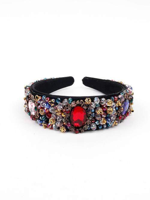 odette multi colour hair band - 18034772 - Very Small Image - 1