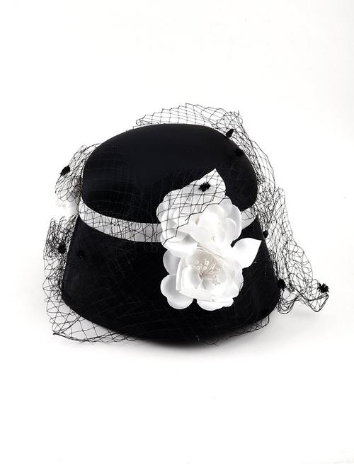 odette trendy black cloche hat - 18034775 - Very Small Image - 1