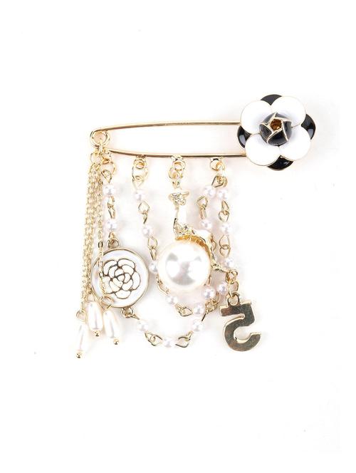 lady on a moon charms brooch - 18034832 - Very Small Image - 1